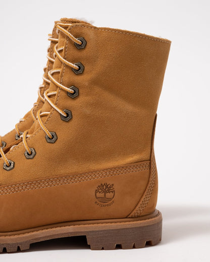 Timberland TBL Authentics Mid Womens Warm Lined Waterproof Boots - Wheat