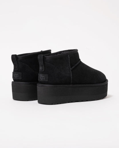 UGG Classic Ultra Mini Womens Platform Boot - Black