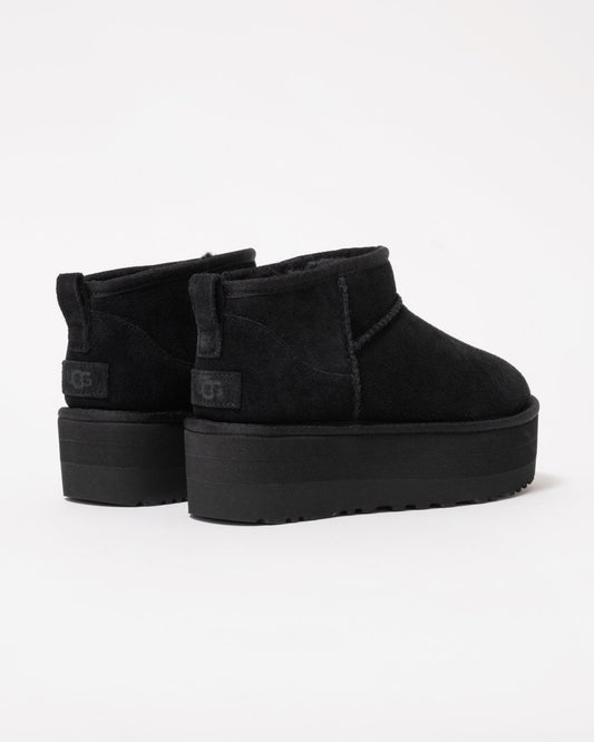 UGG Classic Ultra Mini Womens Platform Boot - Black