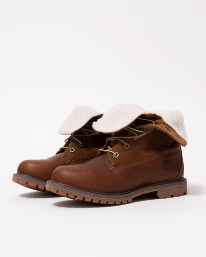 Timberland TBL Authentics Mid Womens Warm Lined Waterproof Boots - Dark Brown