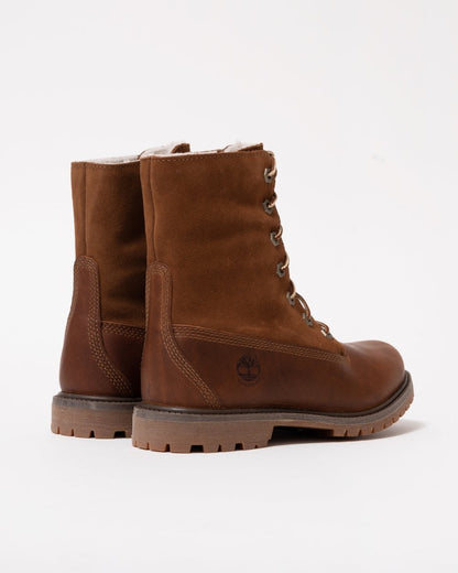Timberland TBL Authentics Mid Womens Warm Lined Waterproof Boots - Dark Brown