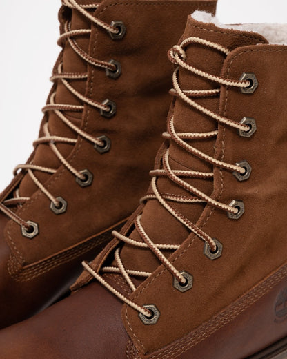 Timberland TBL Authentics Mid Womens Warm Lined Waterproof Boots - Dark Brown