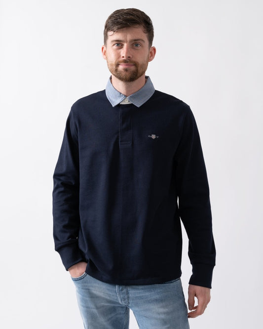 GANT Mens Regular Fit Chambray Heavy Rugger