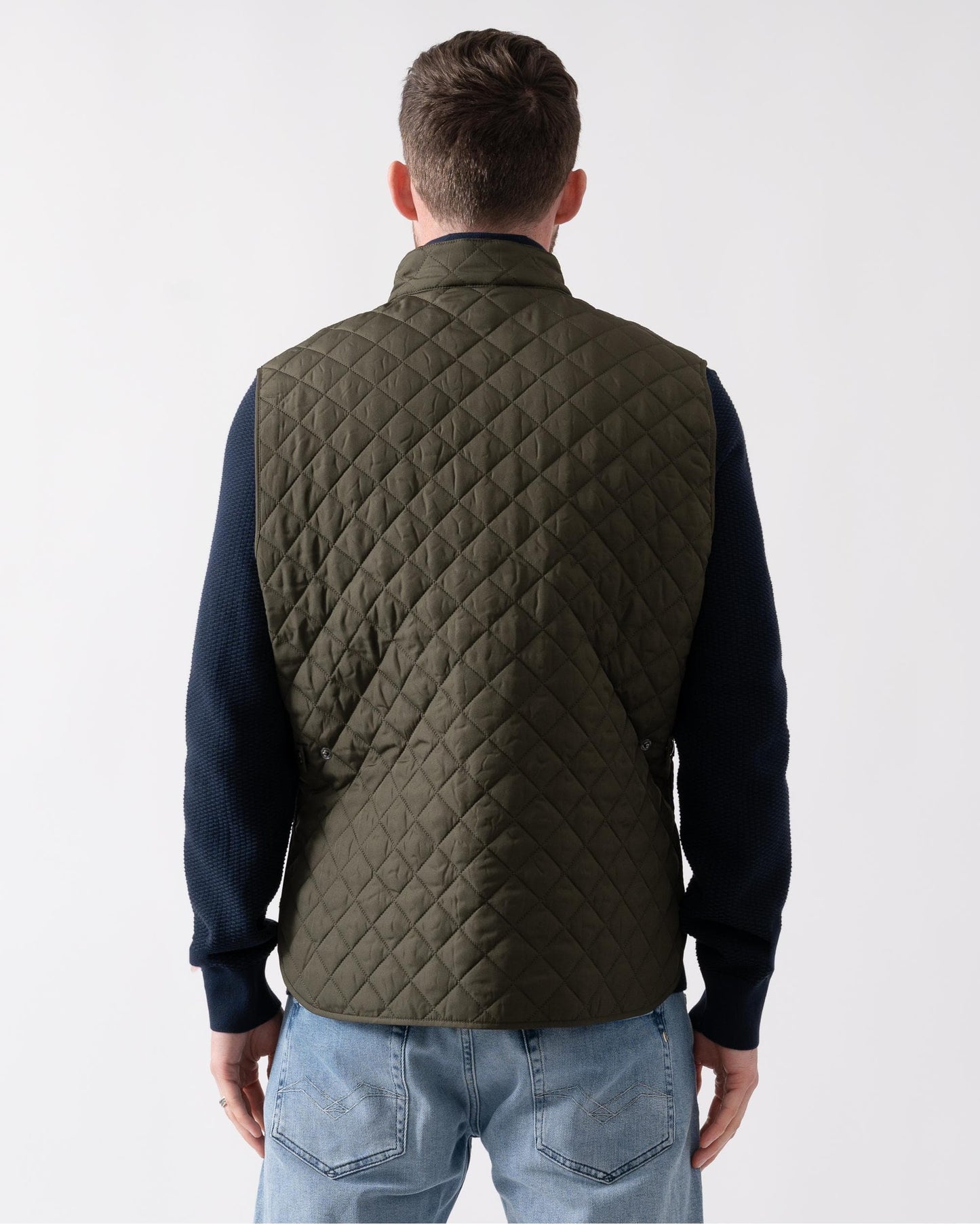 Belstaff Mens Icon Gilet - Faded Olive