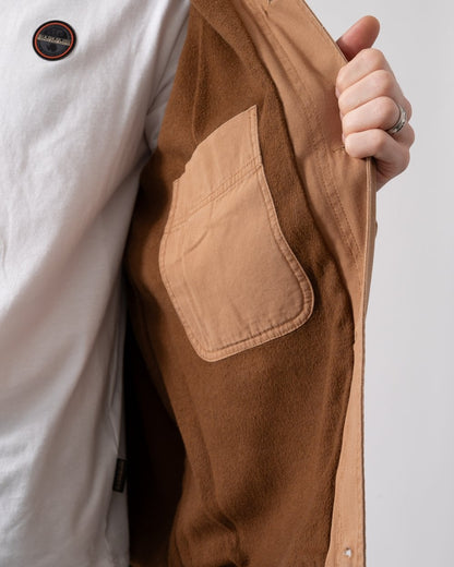 GANT Mens Cotton Work Jacket - 210 Roasted Walnut