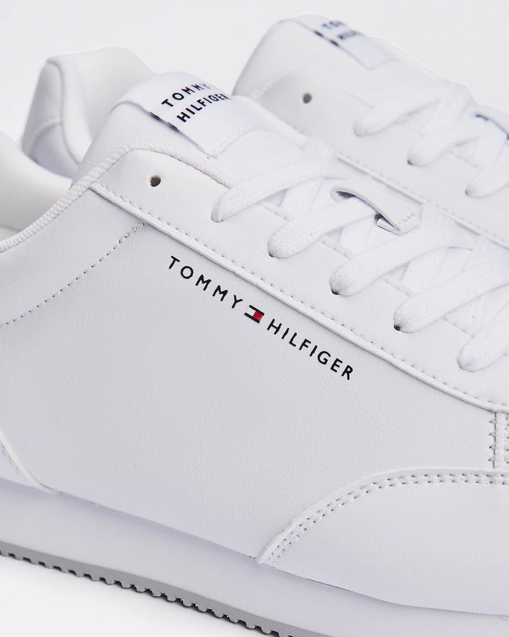Tommy Hilfiger Low-Top Runner PU Mix Mens Trainers