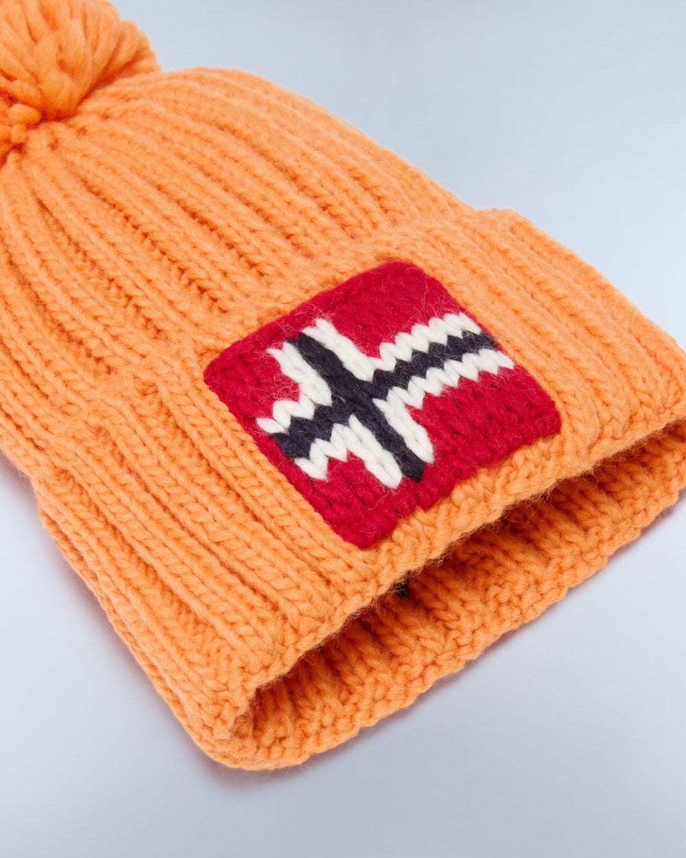 Napapijri Semiury 5 Bobble Hat - Orange Marigold A67