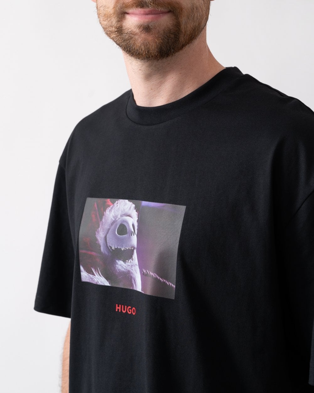 HUGO HUGO x Disney's The Nightmare Before Christmas Mens Oversized-Fit T-Shirt 