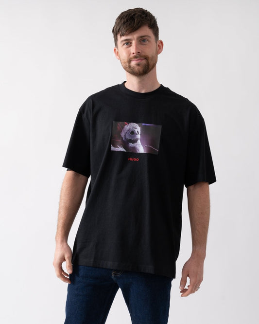 HUGO HUGO x Disney's The Nightmare Before Christmas Mens Oversized-Fit T-Shirt 