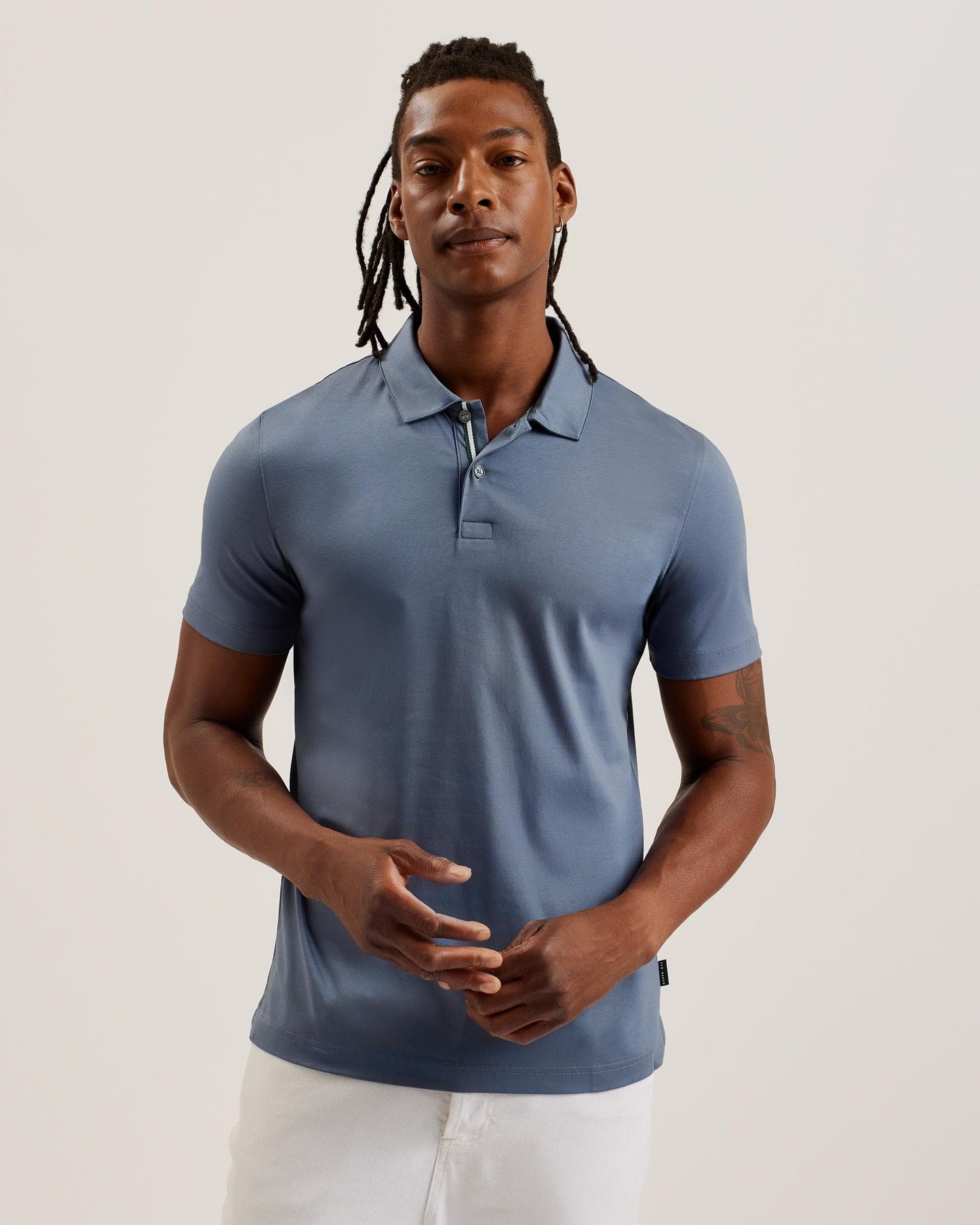 Ted Baker Zeiter Mens Short Sleeve Slim Soft Touch Polo