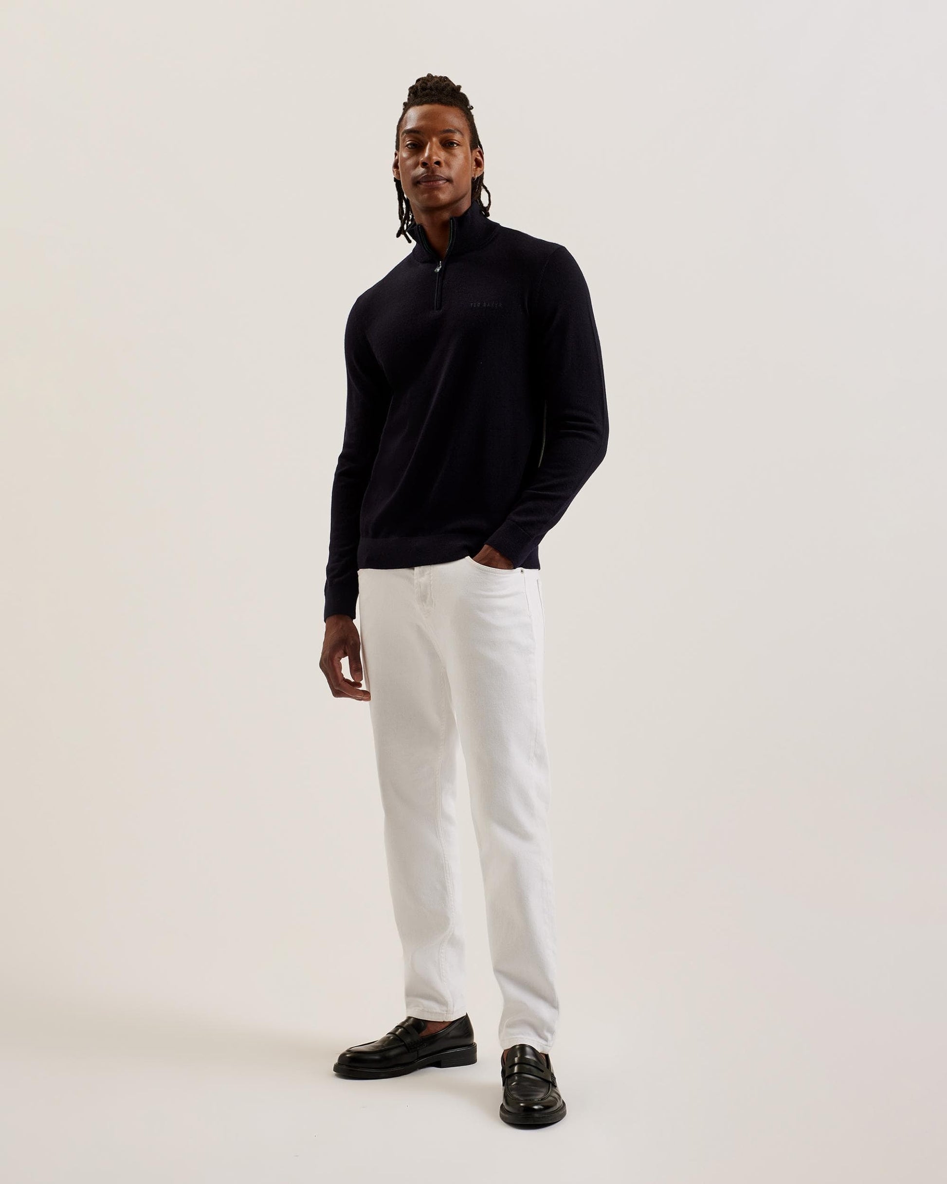 Ted Baker Ted Baker Fashbee Mens Half Zip Jumper