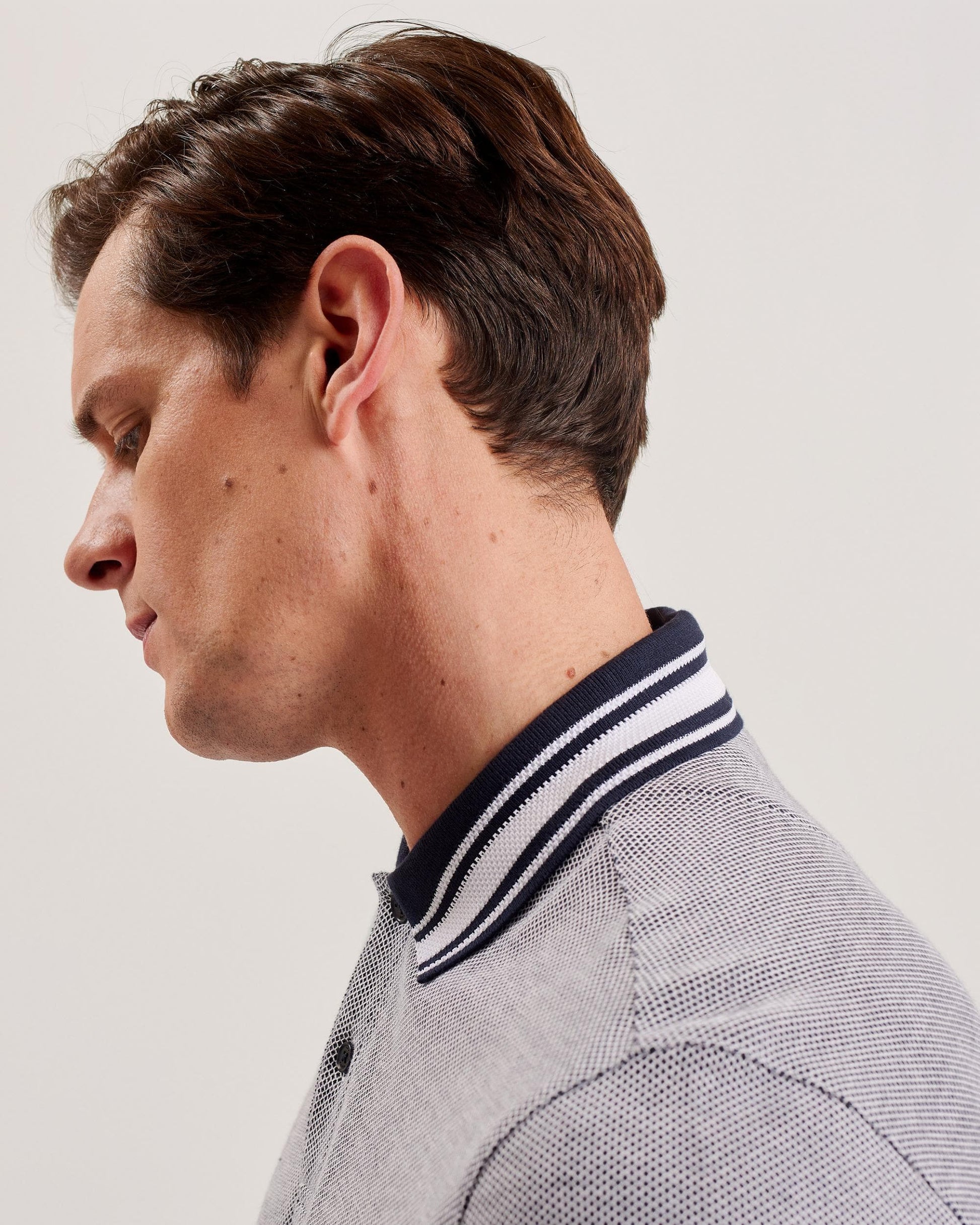 Ted Baker Ted Baker Phenes Mens Regular Fit Textured Polo