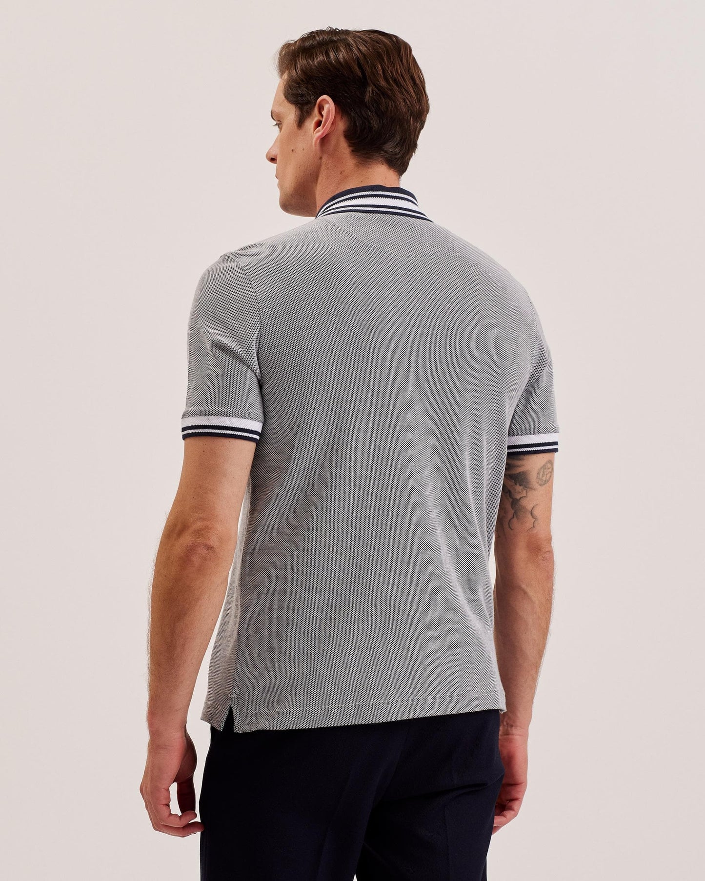 Ted Baker Ted Baker Phenes Mens Regular Fit Textured Polo