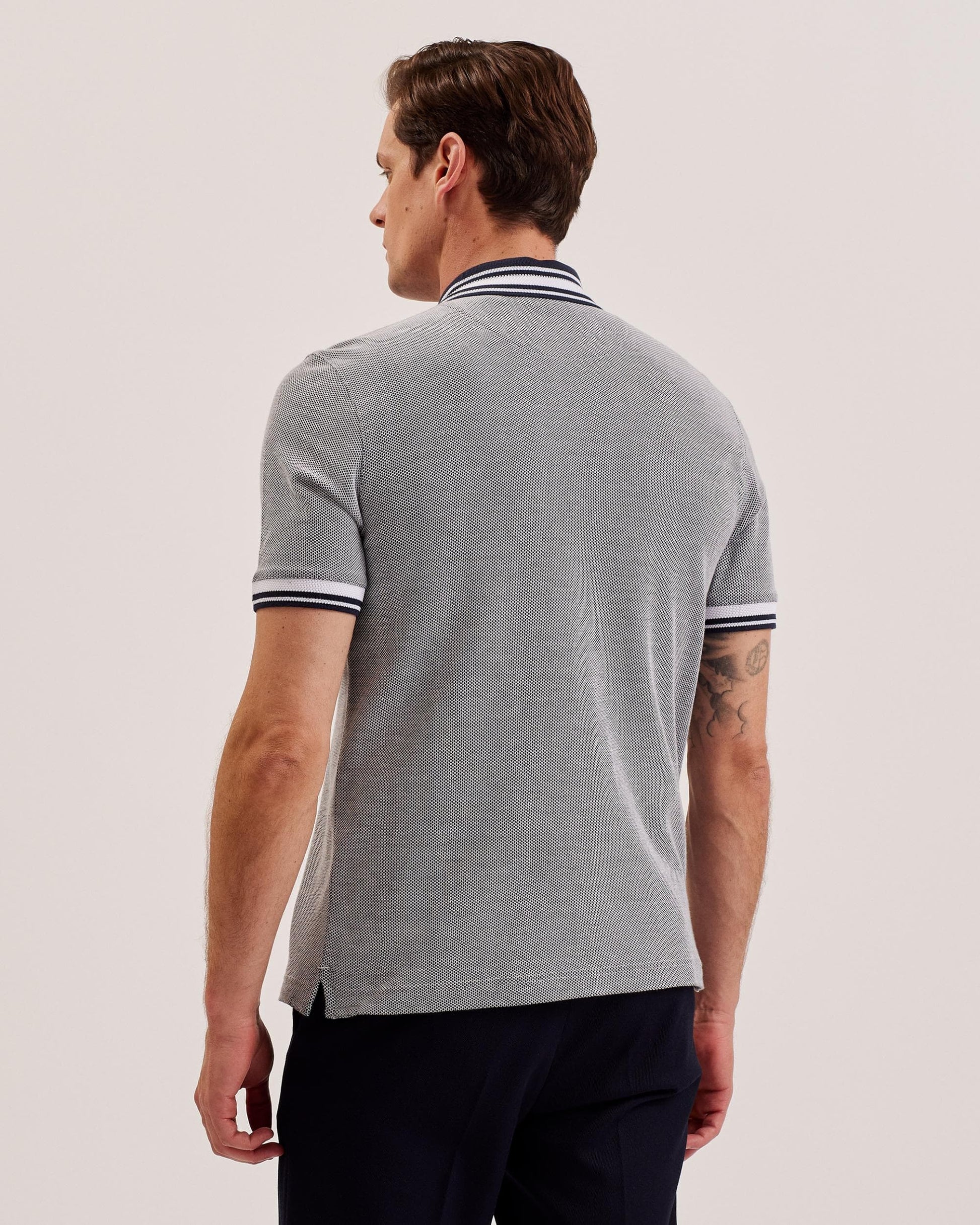 Ted Baker Ted Baker Phenes Mens Regular Fit Textured Polo