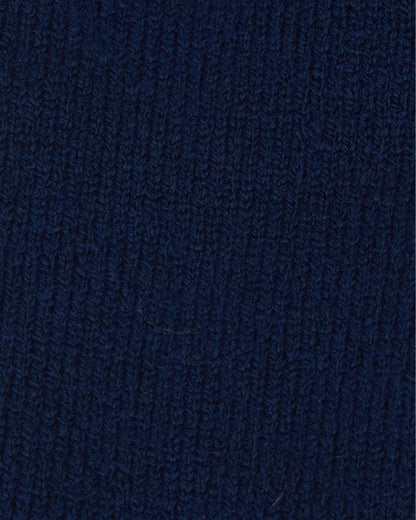 Barbour Wellington Calf Length Mens Socks - Navy