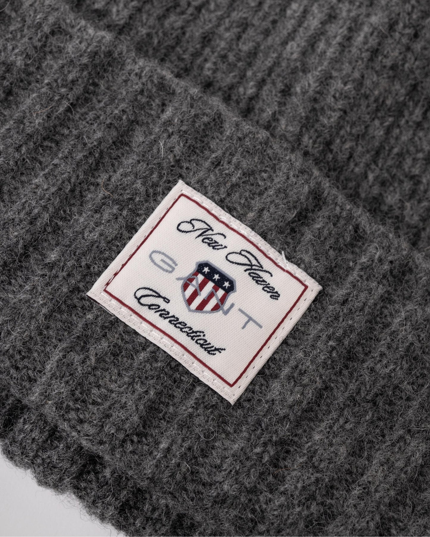 GANT Mens Beanie & Scarf Gift Set - 90 Charcoal Melange