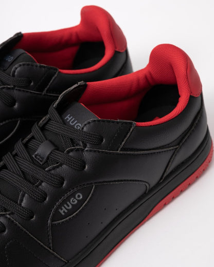 HUGO Hadrian Tenn Mens HUGO Hadrian Tenn Mens Trainers with Tonal Logo Branding - Black 006