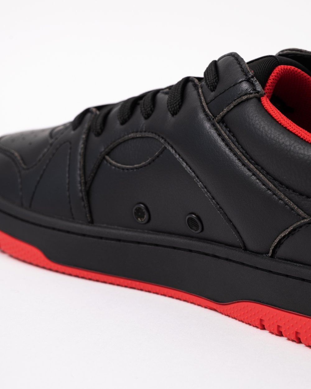 HUGO Hadrian Tenn Mens HUGO Hadrian Tenn Mens Trainers with Tonal Logo Branding - Black 006
