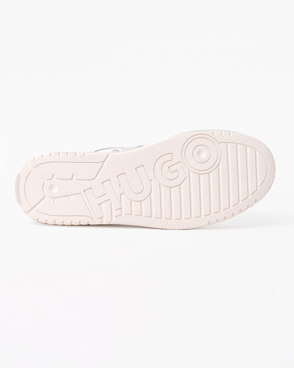 HUGO Hadrian Tenn Mens HUGO Hadrian Tenn Mens Trainers with Tonal Logo Branding - White 100
