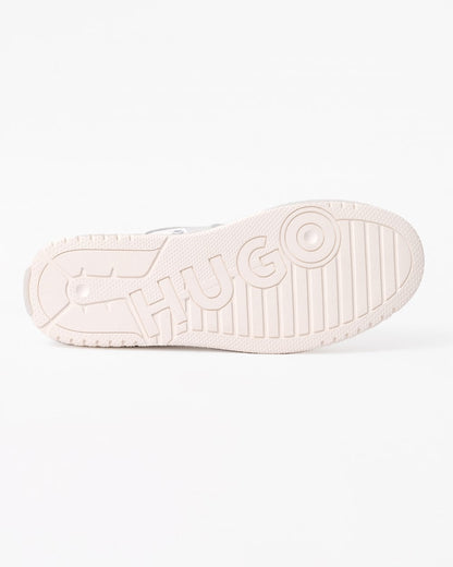 HUGO Hadrian Tenn Mens HUGO Hadrian Tenn Mens Trainers with Tonal Logo Branding - White 100