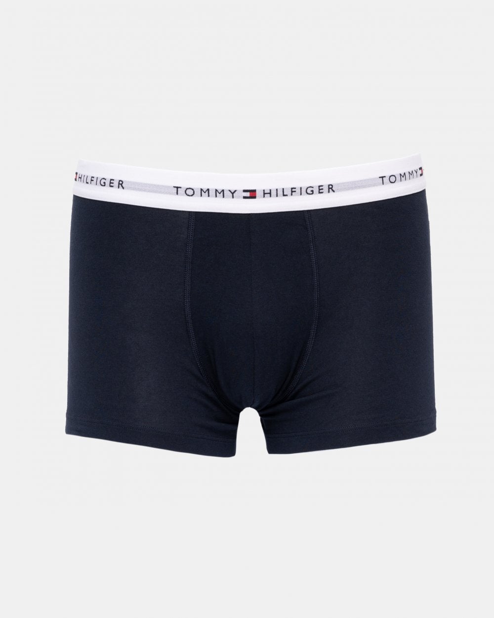 Tommy Hilfiger 3 Pack Mens Colour Waistband Trunks - Primary Red/White/Desert Sky