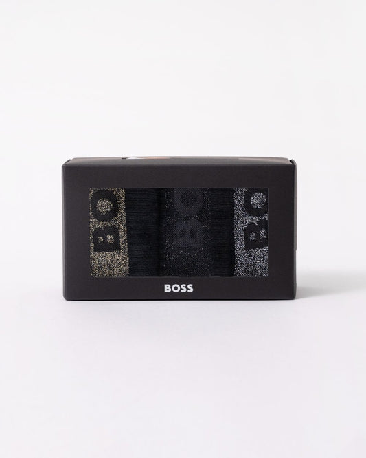 BOSS Orange BOSS Orange 3-Pack Mens Quarter Length Socks Gift Set