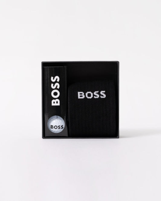 BOSS Orange BOSS Orange Mens Regular-Length Socks with Branded Golf Balls Gift Set