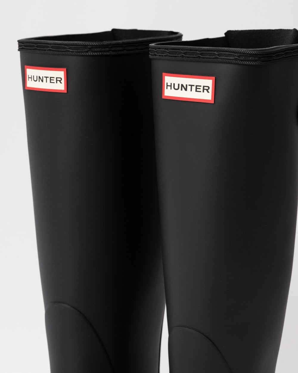 Hunter Original Tall Back Adjustable Womens Wellies - Black