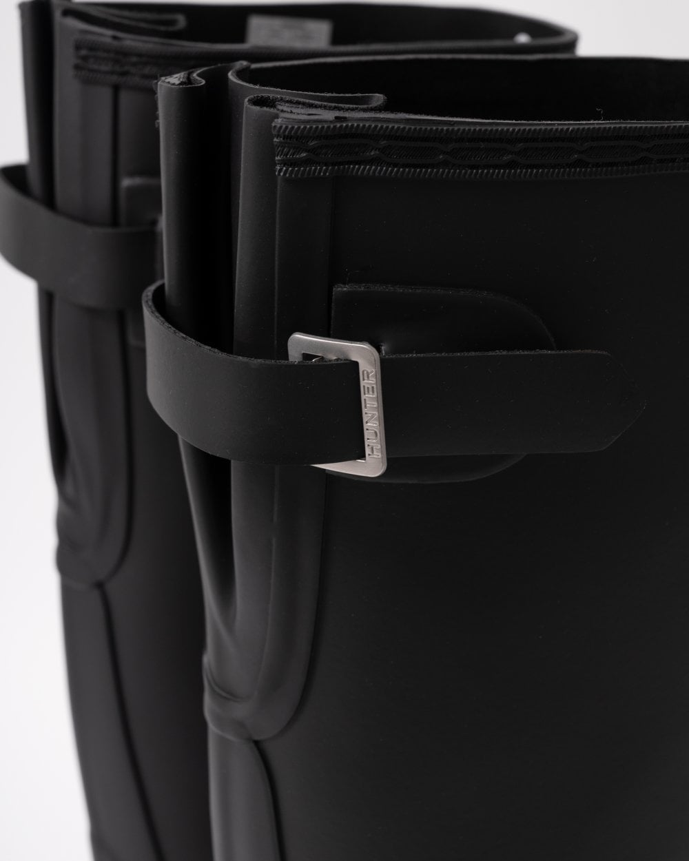 Hunter Original Tall Back Adjustable Womens Wellies - Black
