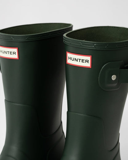 Hunter Original Short Mens Wellies - Dark Olive