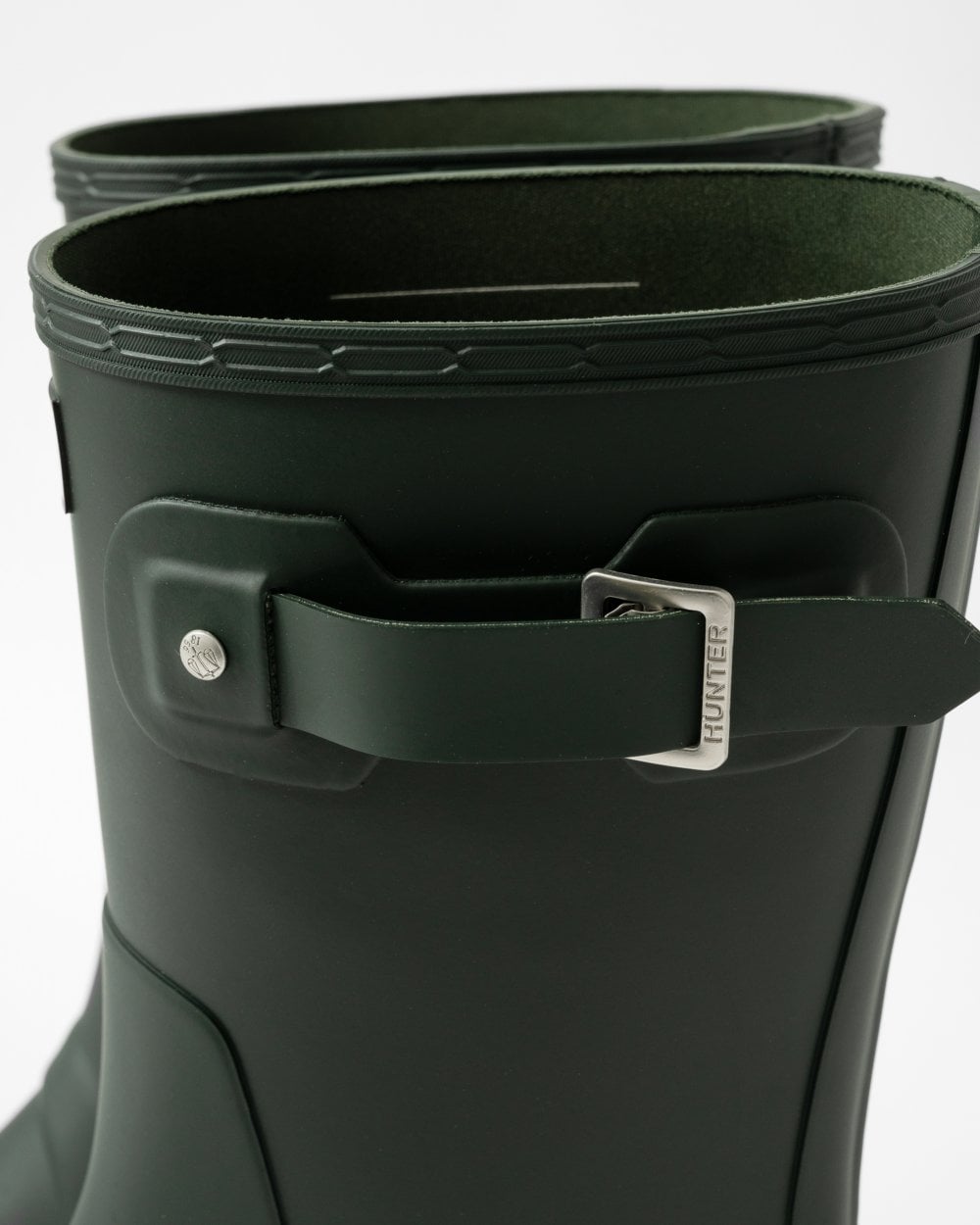 Hunter Original Short Mens Wellies - Dark Olive