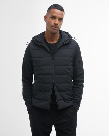 Barbour International Barbour International Stanley Mens Hooded Quilted Sweatshirt