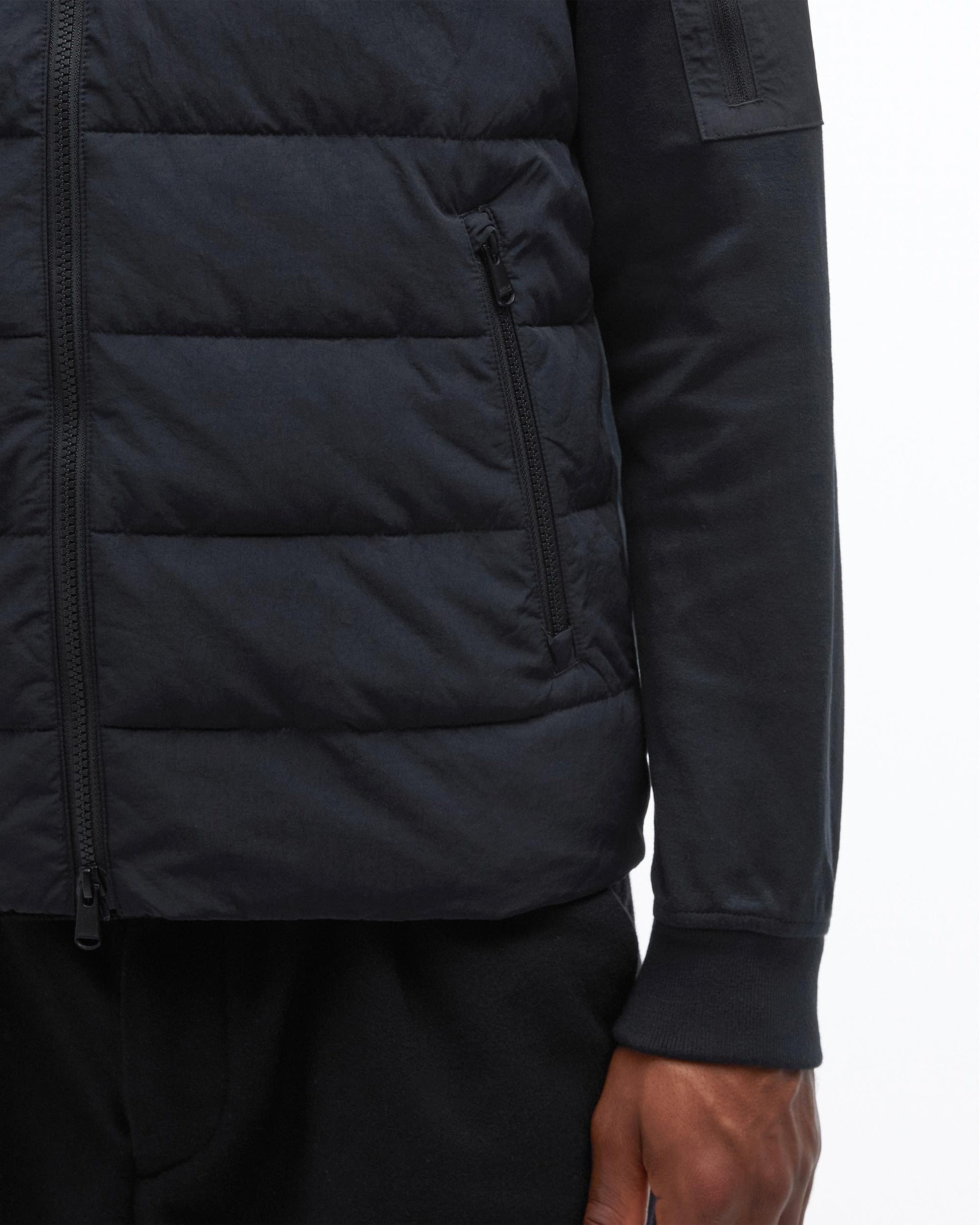 Barbour International Barbour International Stanley Mens Hooded Quilted Sweatshirt
