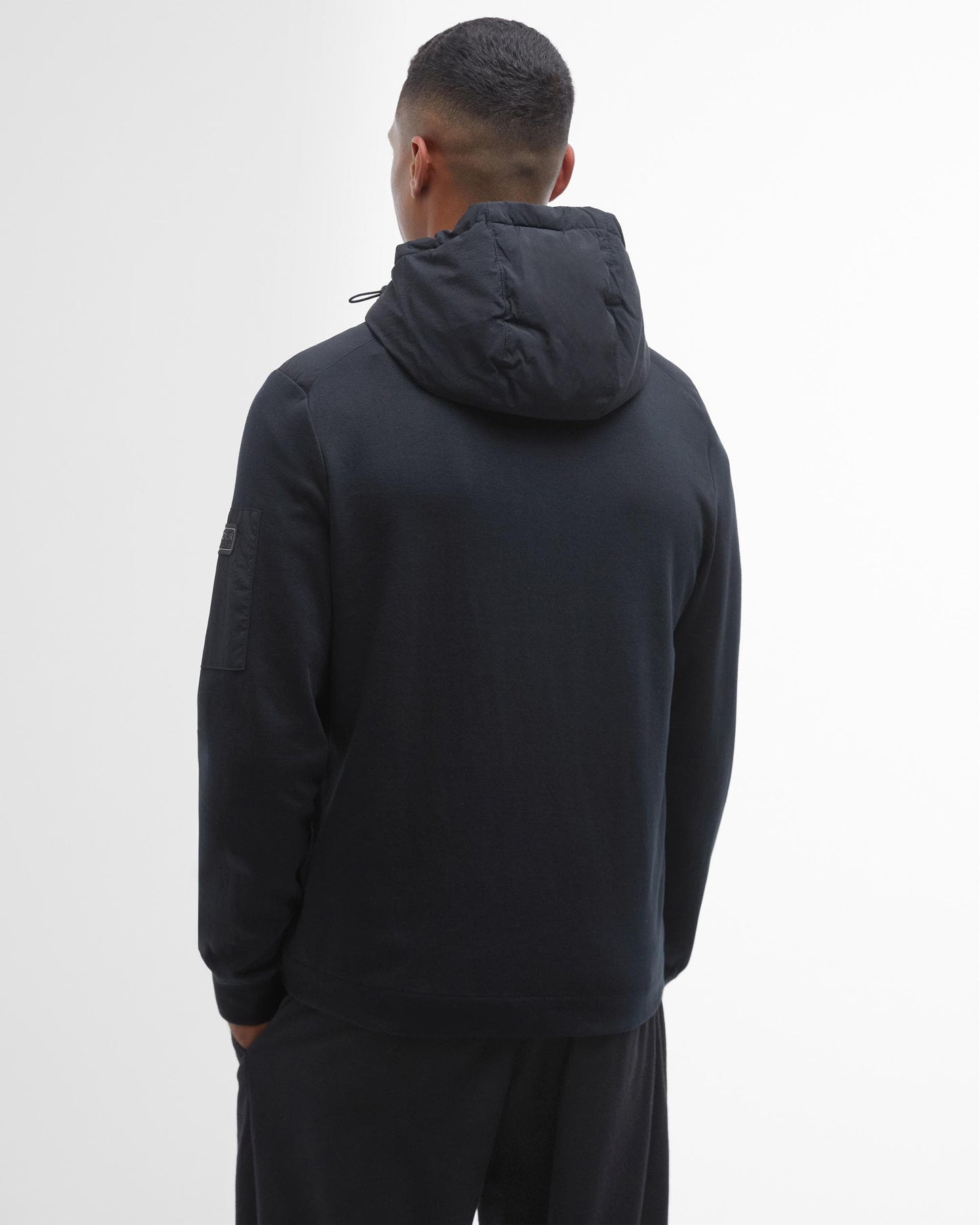 Barbour International Barbour International Stanley Mens Hooded Quilted Sweatshirt