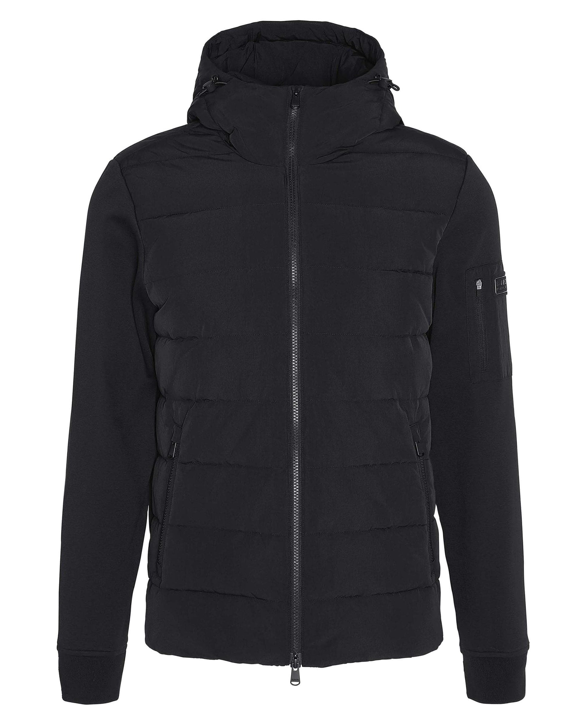Barbour International Barbour International Stanley Mens Hooded Quilted Sweatshirt