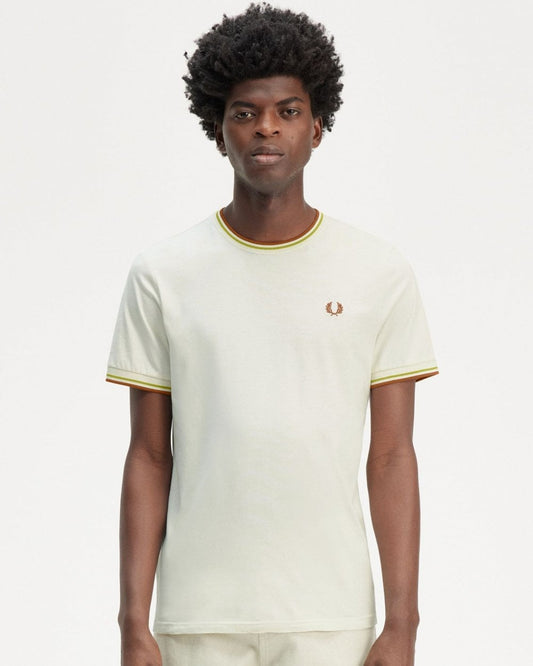 Fred Perry Mens Twin Tipped T-Shirt Pre S/S 25