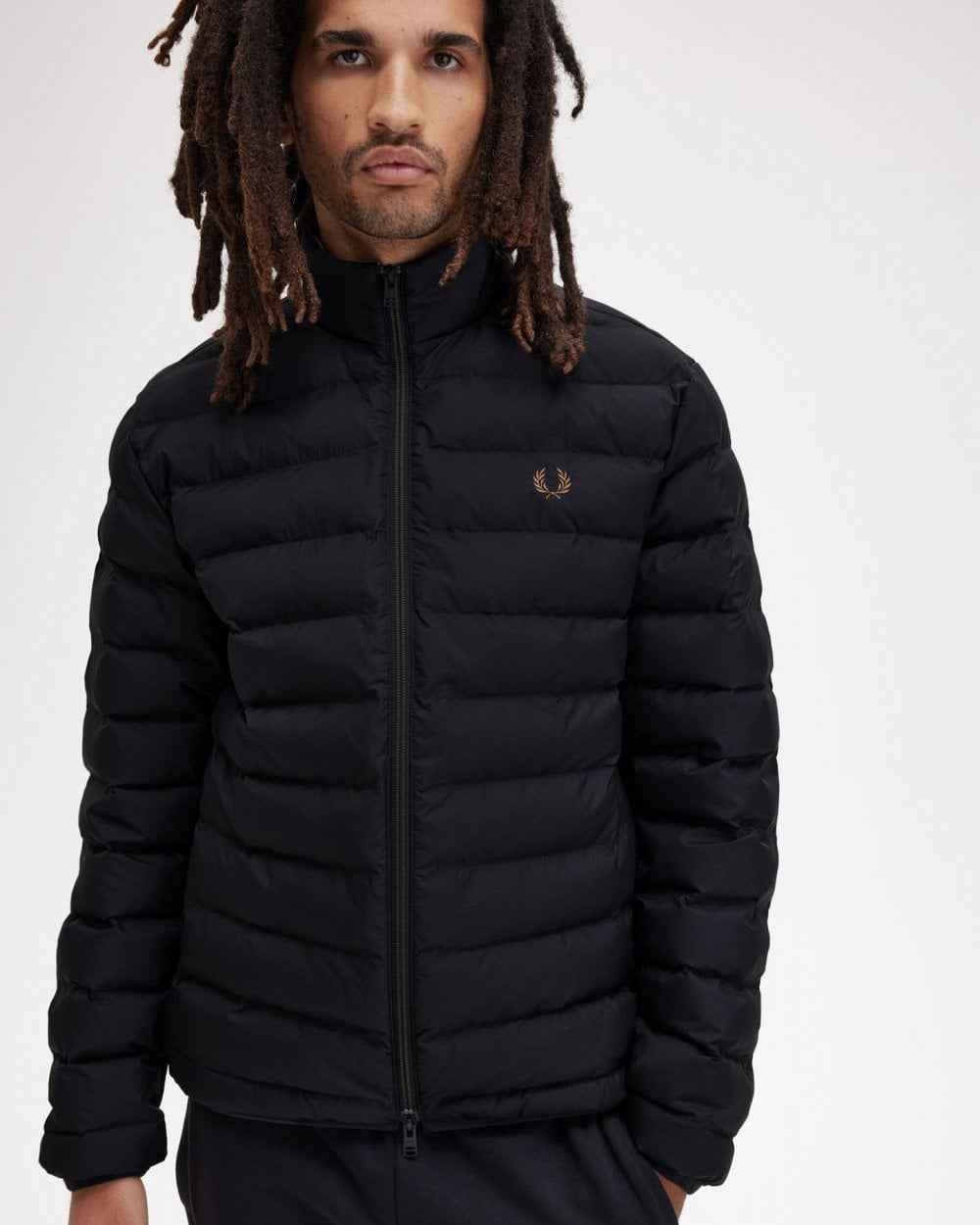 Fred Perry Mens Insulated Jacket Black 102 – CHO