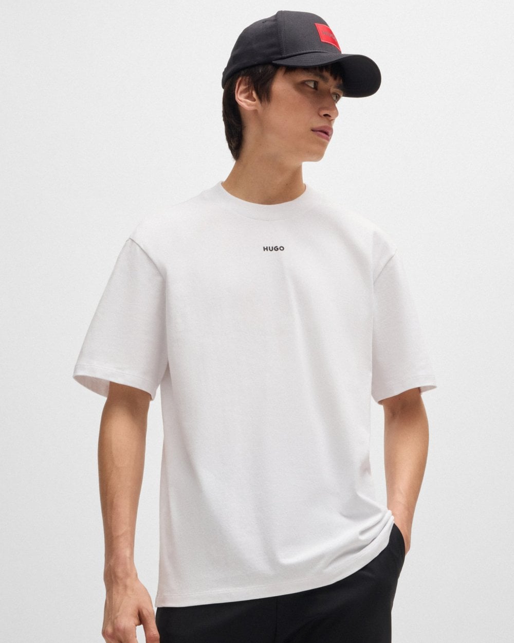 HUGO Dapolino Mens T-Shirt NOS - White 100