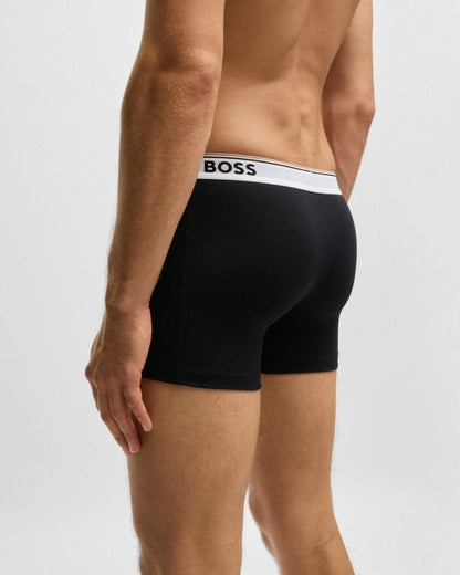 BOSS Orange Power Three Pack Mens Stretch Cotton Boxer Briefs With Logos NOS - Open Miscellaneous 994