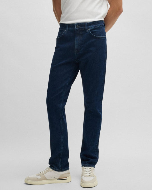 BOSS Orange BOSS Orange DELAWARE BO Mens Slim-Fit Jeans in Indigo Blue Stretch Denim 