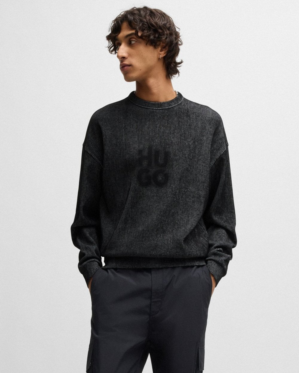 HUGO HUGO Dinkam Mens Crew Neck Sweatshirt