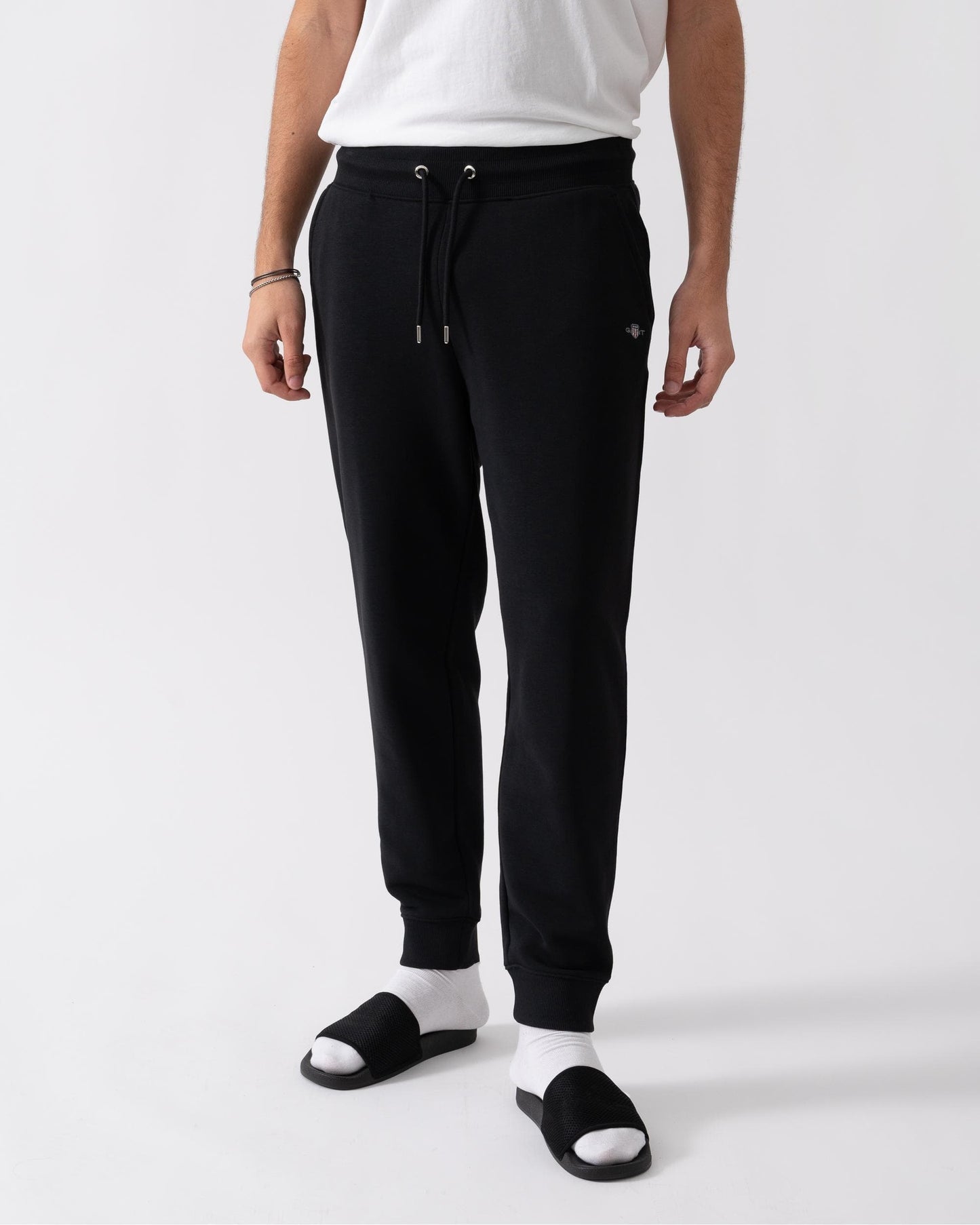 GANT Mens Shield Sweatpants - 5 Black