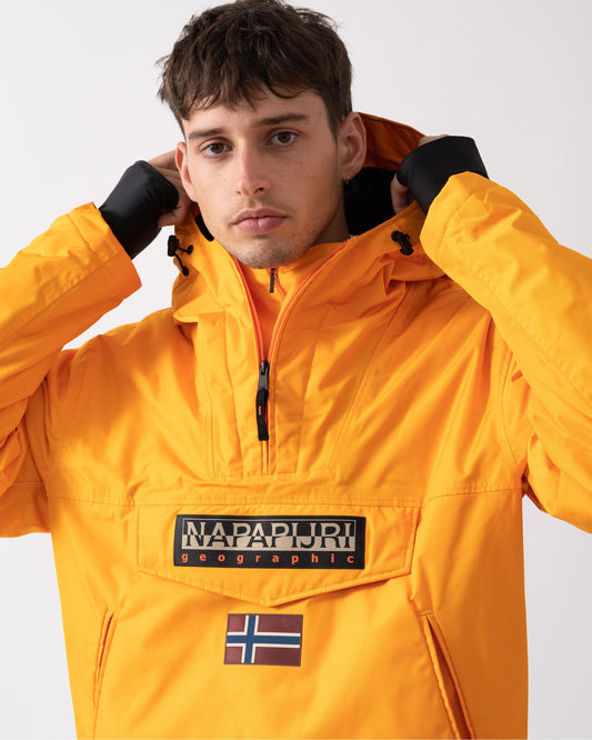 Napapijri Rainforest Next Mens Jacket - Orange Marigold A67