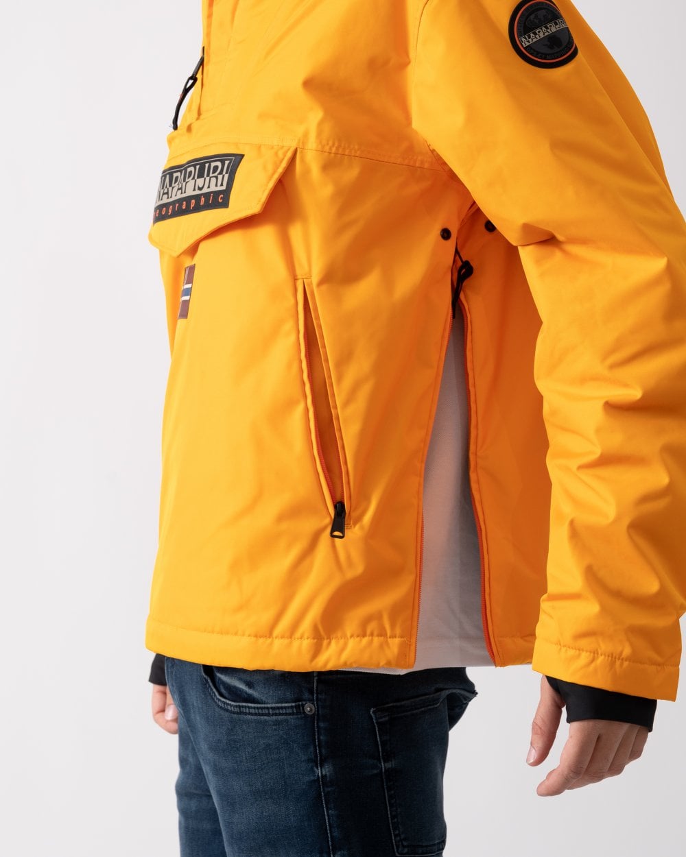 Napapijri Rainforest Next Mens Jacket - Orange Marigold A67