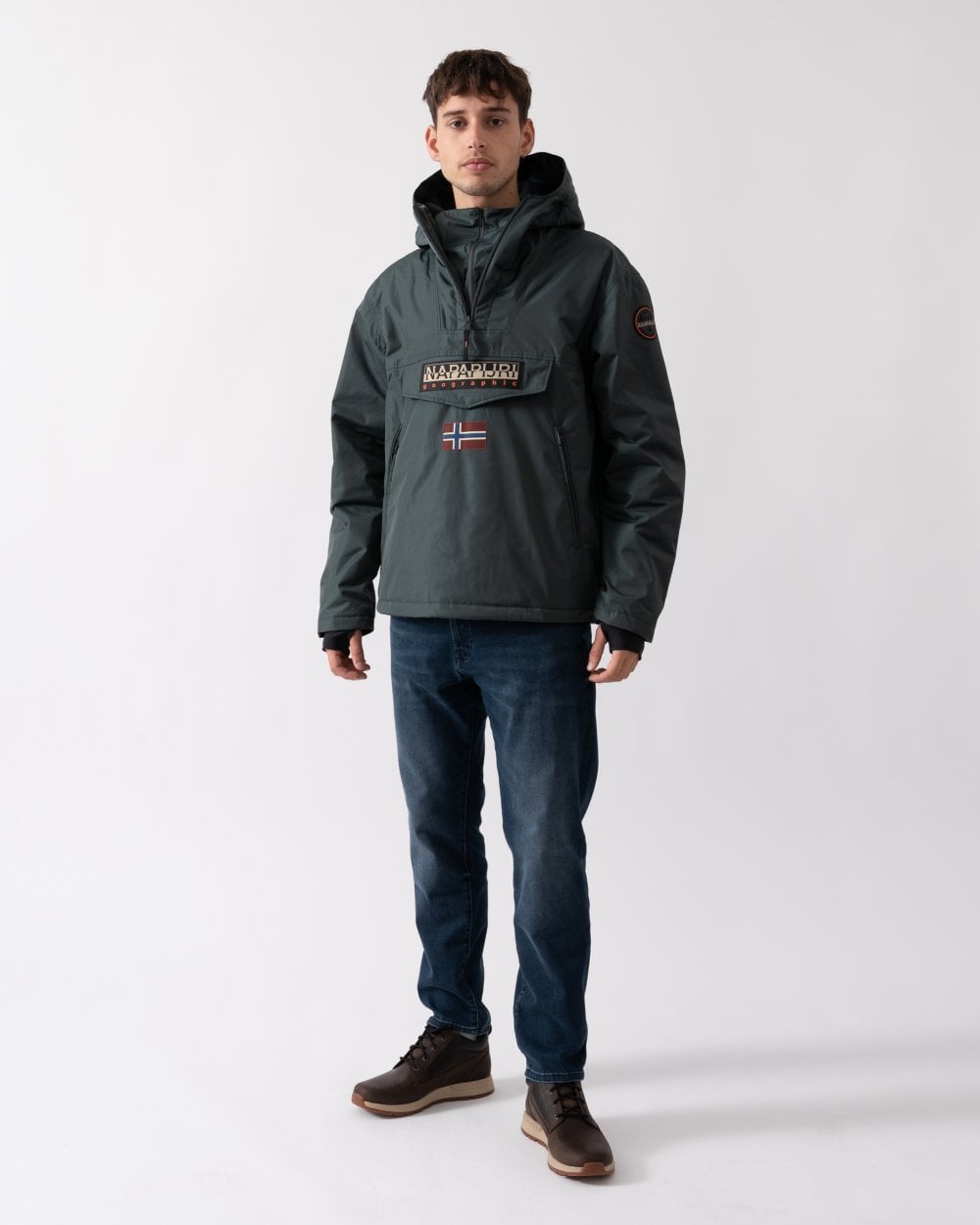 Napapijri Rainforest Next Mens Jacket - Green Urban G1S