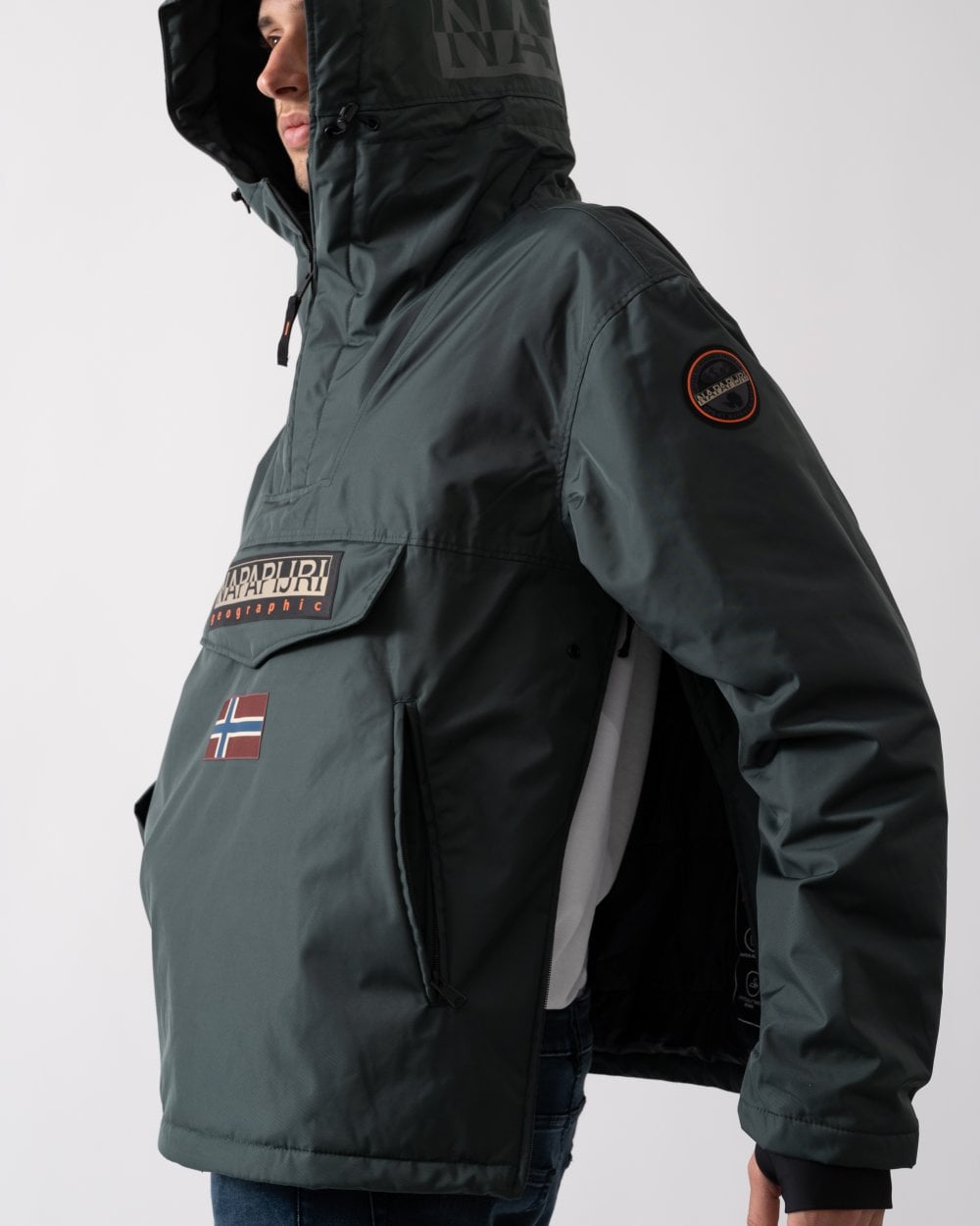 Napapijri Rainforest Next Mens Jacket - Green Urban G1S