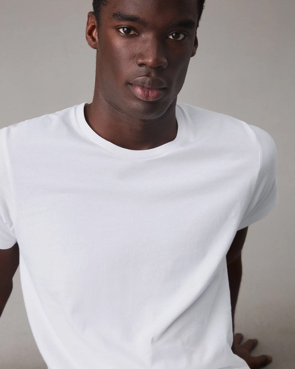 Calvin Klein 3 Pack Mens Crew Neck T-Shirts - White