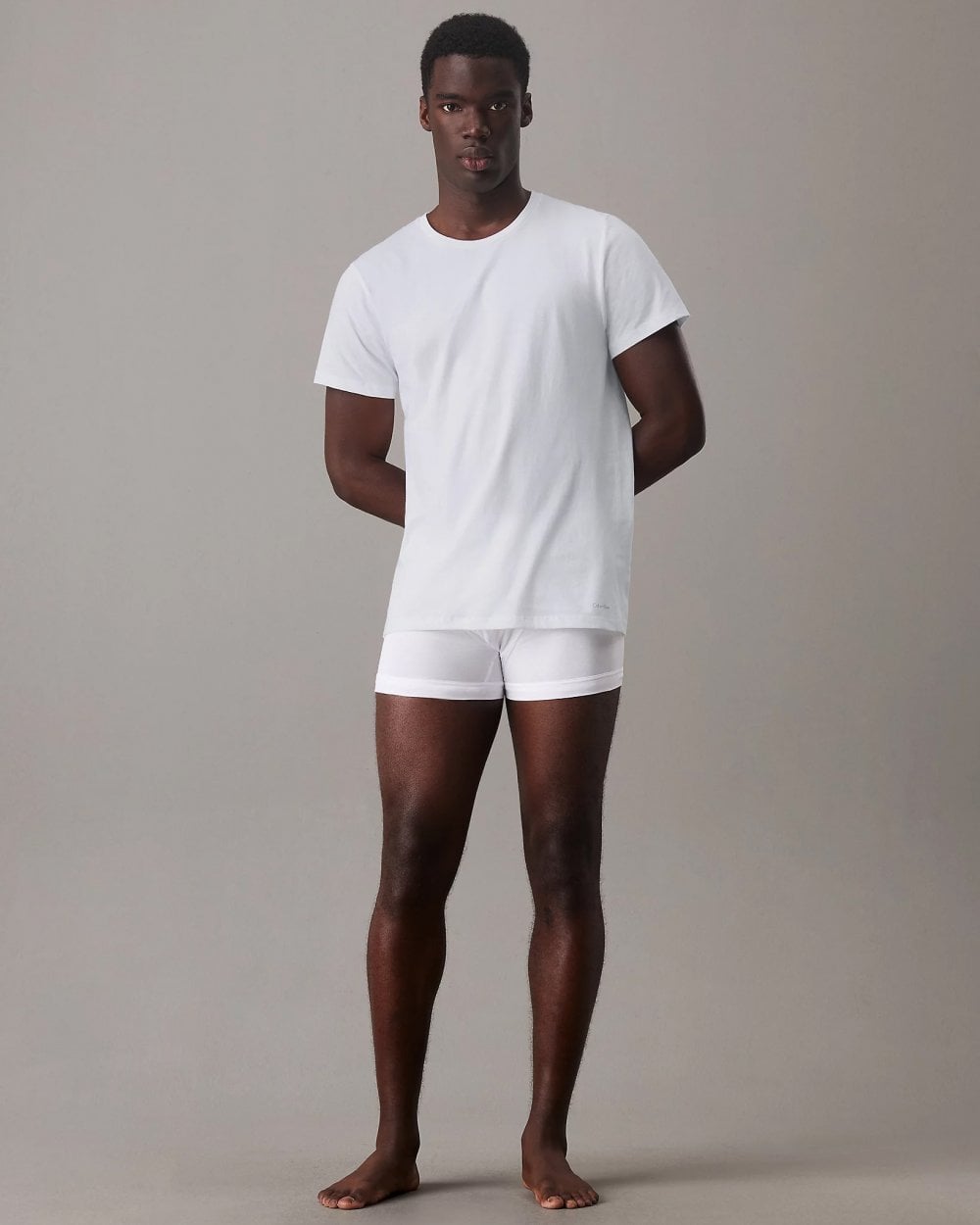 Calvin Klein 3 Pack Mens Crew Neck T-Shirts - White