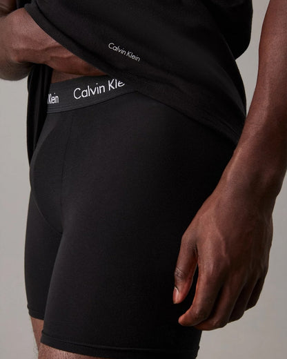 Calvin Klein 3 Pack Mens Crew Neck T-Shirts - Black