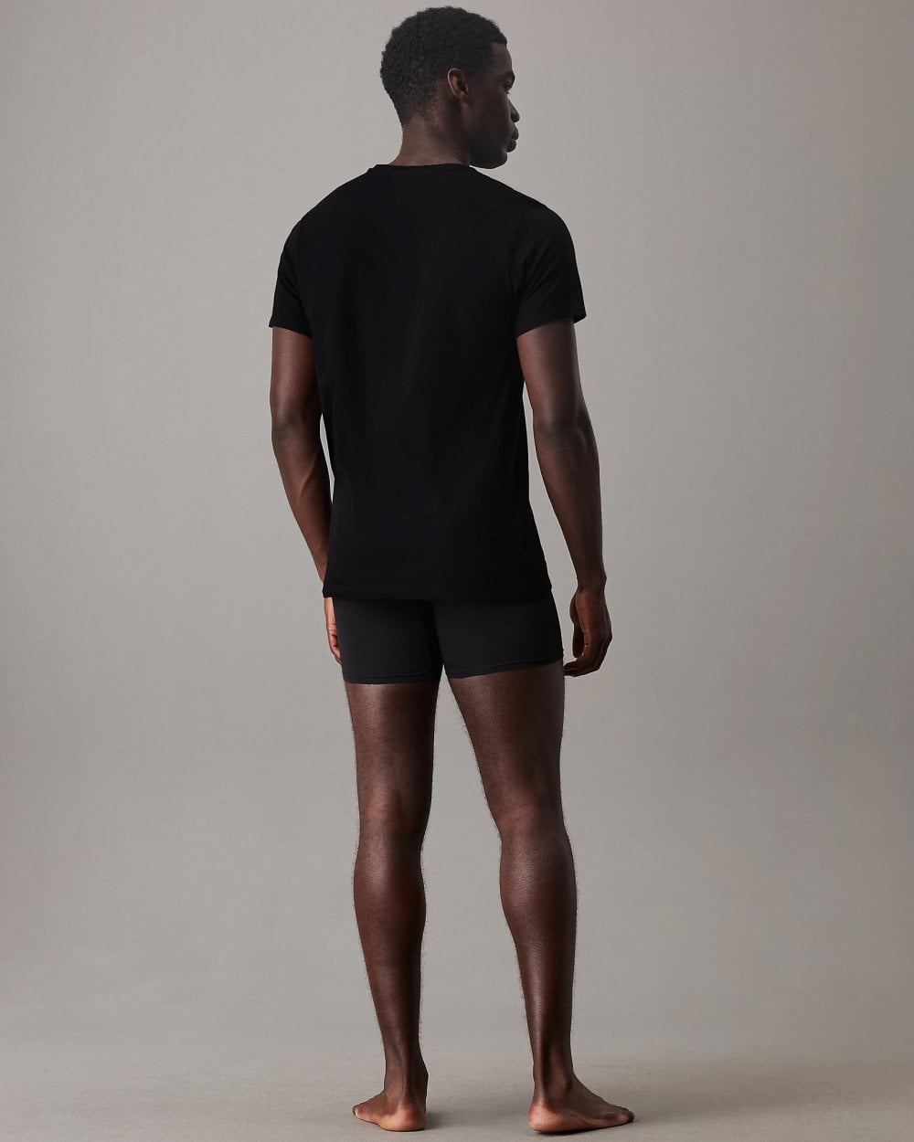 Calvin Klein 3 Pack Mens Crew Neck T-Shirts - Black